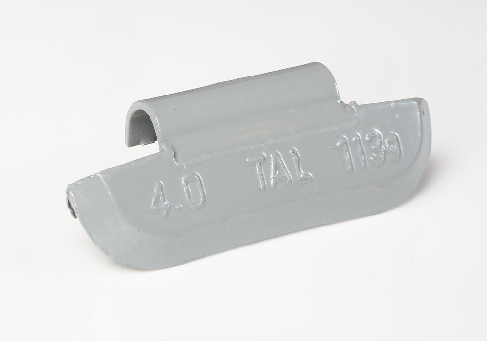 Plombco TALS-4.00 4.00 oz TAL style coated lead clip-on weight, Box of 25