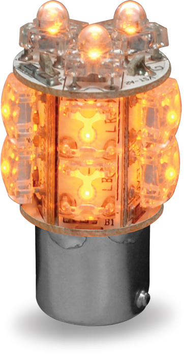 Trux Accessories (737) TB-S1156A LED Bulb - One Function - Amber - Twist In