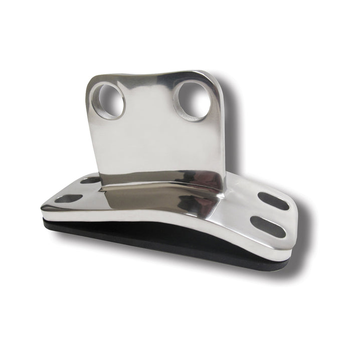 Trux Accessories TCLA-PEB Exhuast - Clamp - Peterbilt Stainless Lower Exhaust Bracket