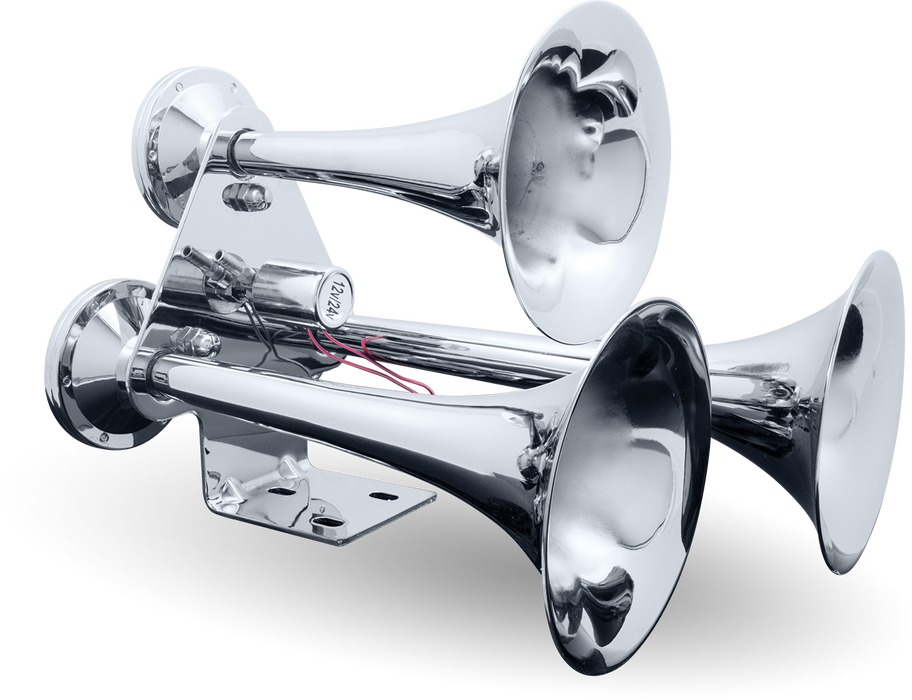 Trux Accessories THORN-1 3 Bell Chrome Train Horn