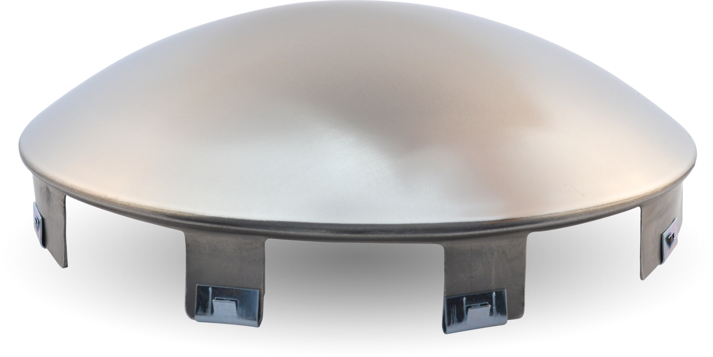 Trux Accessories (737) THUB-6NSS Hubcap - Stainless Steel Front - 6 Notches