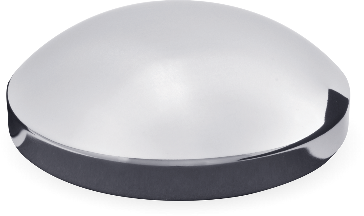 Trux Accessories (737) THUB-858 Hubcap - Chrome Metal Rear - 8" Diameter