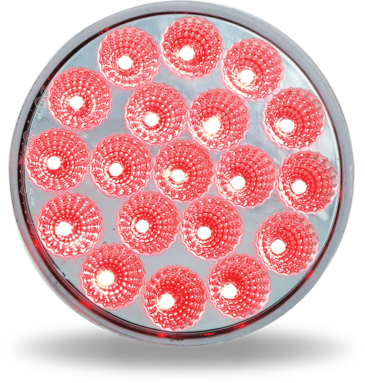 Trux Accessories TLED-4X40 4" Dual Red/White Stop, Turn & Tail LED