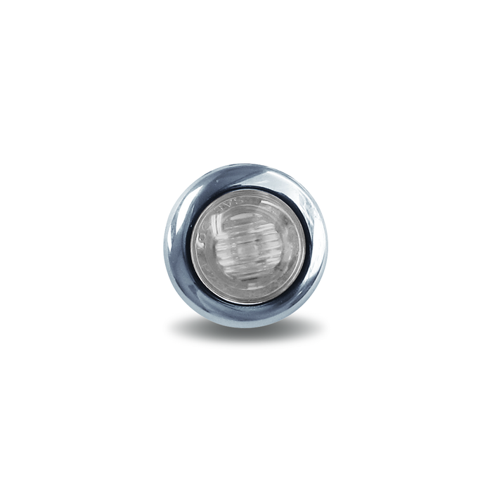 Trux Accessories TLED-B2CR 3/4" Button Clear Red LED