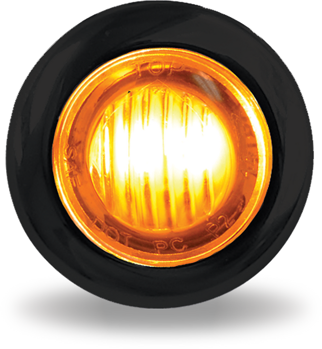 Trux Accessories TLED-B5A 3/4" AMBER MARKER LED LIGHT (3 DIODES | GROMMET ONLY)
