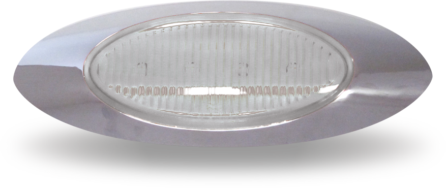 Trux Accessories (737) TLED-G4CR 6″ Clear Red Marker Slim Flatline LED Light – 9 Diodes