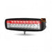 Trux Accessories TLED-U101 Universal Dual Rectangular High Powered LED Work Lamp (18 Diodes) - 1320 Lumens (Amber/White)