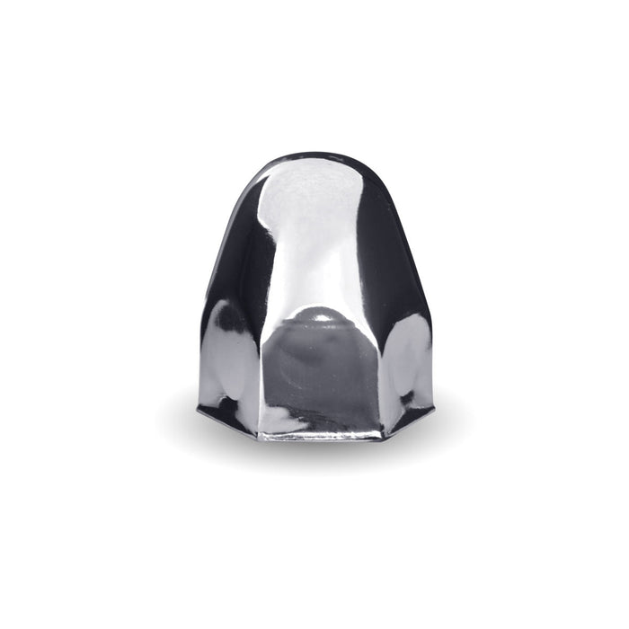 Trux Accessories (737) TNUT-B1 Chrome Metal Bullet Style 2ö Nut Cover