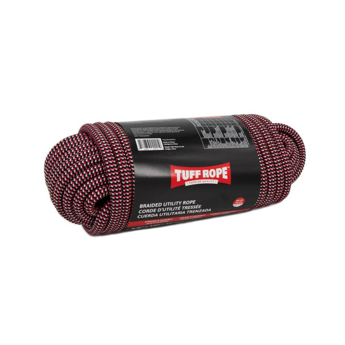 Tuff Rope (344) TR1630HSMFPHR 5/8" x 100' 32 Strand Utility Rope (16mm x 30m), Assorted Colours