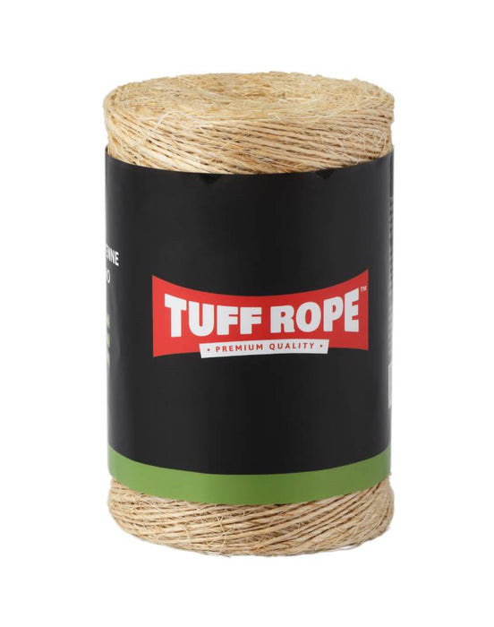 Tuff Rope (344) TR18425TSTN No.18 x 1400' Twisted Sisal Twine Natural (425m)