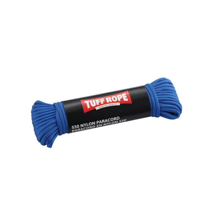 Tuff Rope (344) TR415NPCL 5/32" x 50' Nylon Paracord Blue (4mm x 15m)