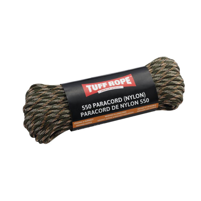 Tuff Rope (344) TR430NPCC 5/32" x 100' Nylon Paracord Camo (4mm x 30m)