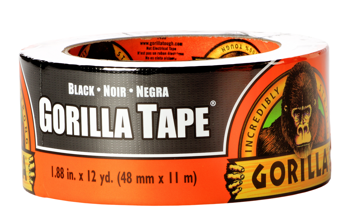 Gorilla Glue (218) 6101201T Gorilla Tape 12Yd Black