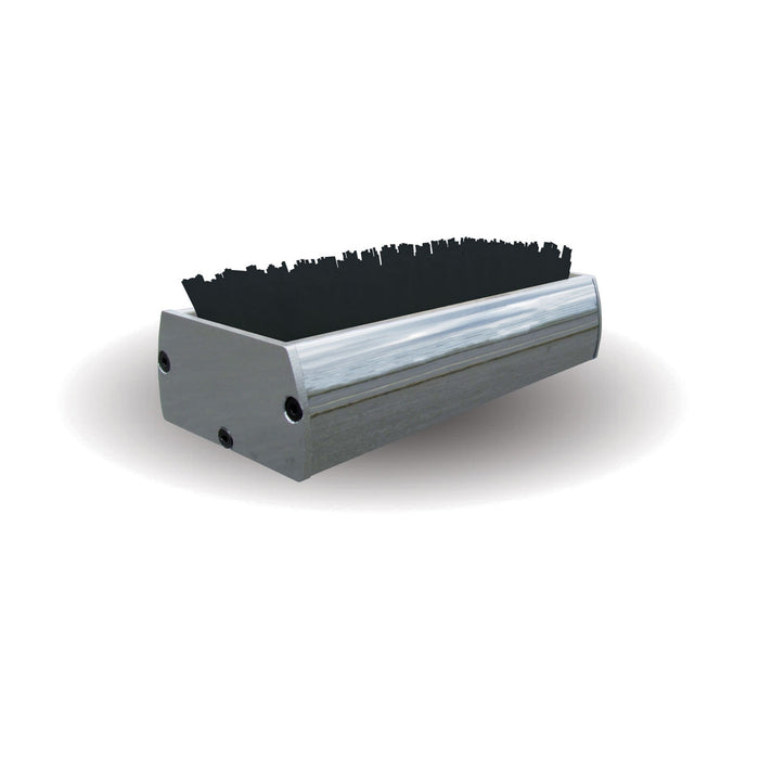 Trux Accessories (737) TU-1400 Chromed Boot Brush, Black Bristles