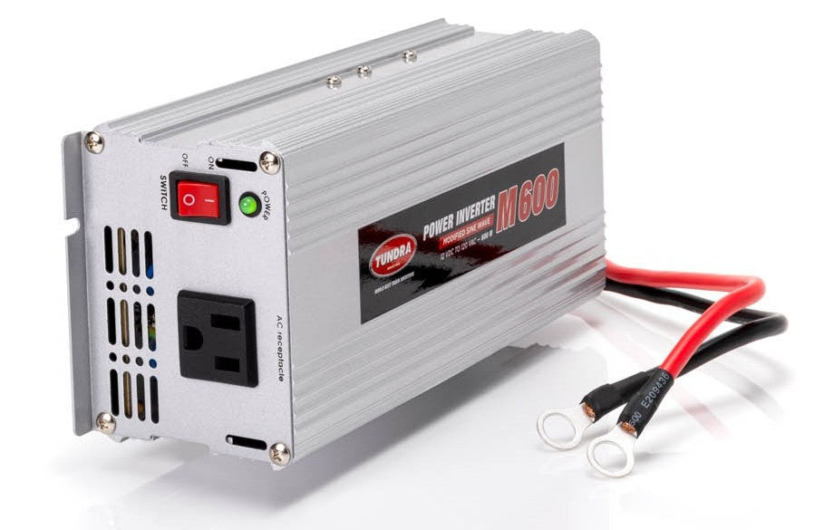 Tundra TUN112003 Model No. M600 600w 1200w Peak Modified Sine Wave POWER INVERTER - 12 VDC to 120 VAC