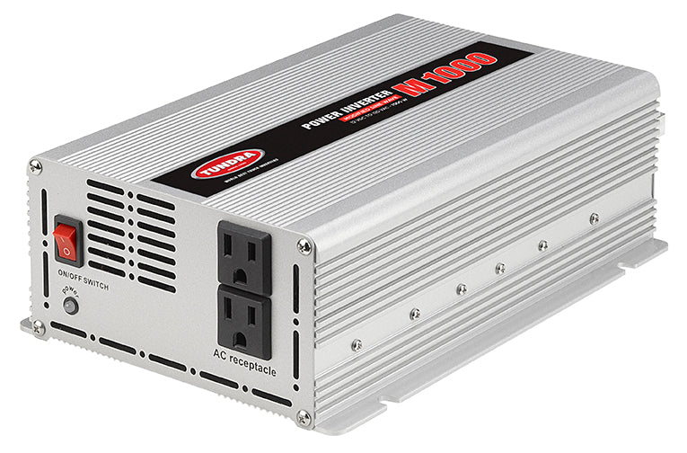 Tundra (251) TUN112004 Model No. M1000 1000w 2000w Peak Modified Sine Wave POWER INVERTER - 12 VDC to 120 VAC