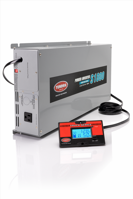 Tundra TUN212004 Model No. S1800 1800w 3600w Peak Pure Sine Wave POWER INVERTER - 12 VDC to 120 VAC