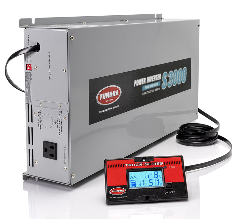 Tundra (251) TUN212006 Model No. S3000 3000w 6000w Peak Pure Sine Wave POWER INVERTER - 12 VDC to 120 VAC