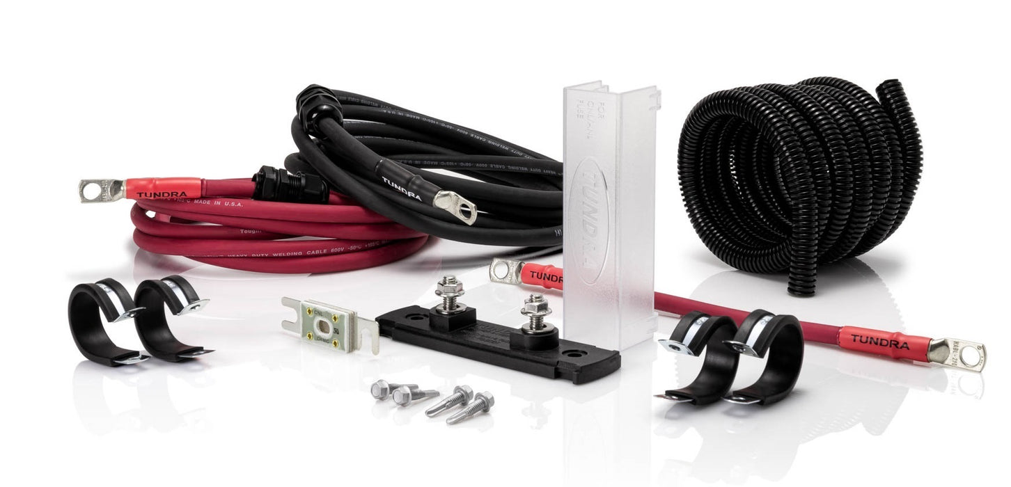 Tundra TUN612014 Model No. CM2510 10FT - Complete Kit - Matching products (M2500 / S2500) WIRING KIT - Inverter to Batteries