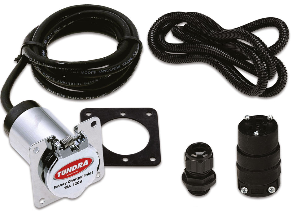 Tundra TUN612027 Model No. SPK10 10FT Shore Power Kit - Matching products (IBC45 / IBC60 / IBC2524) SHORE POWER INLET KIT