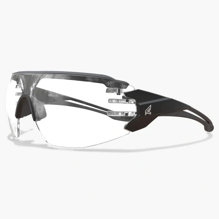 Edge TV121VS Taven Blk Frame With Gray Tpr Vapor Shield Clear Lenses