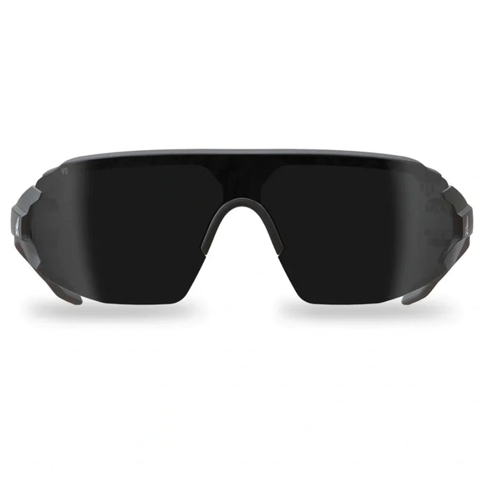 Edge Eyewear (137) TV126VS Taven Black Frame With Gray Tpr Vapor Shield Smoke Lenses