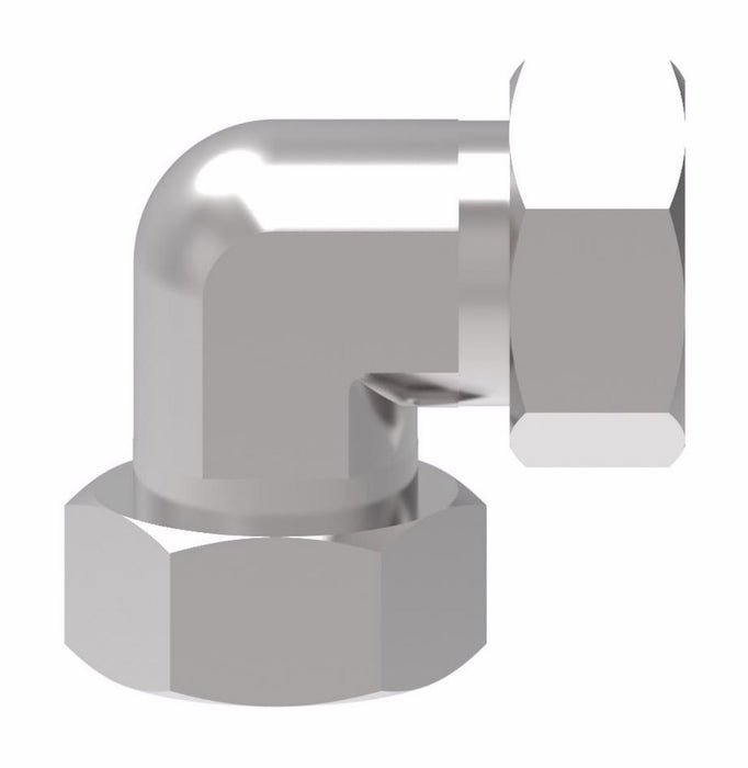 WHD (129) 70X4 BRASS COMP 1/4 TUBE X 1/8 FEM NPT 90 ELB