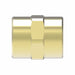 WHD 3300X8 BRASS PIPE COUPLING 1/2 FEM NPT