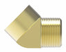 WHD 3350X6 BRASS PIPE 45 STREET ELBOW 3/8 FXM NPT