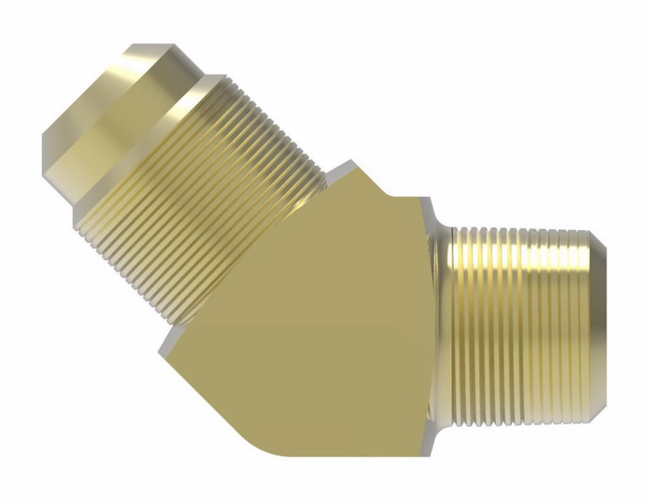 WHD (129) 54X8 SAE 45 FLARE 1/2 MALE X 3/8 MALE NPT 45