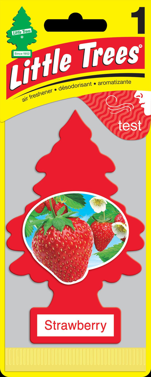 Car-Freshner U1P-10312 LITTLE TREES automotive air freshener | Strawberry (1 Pack)