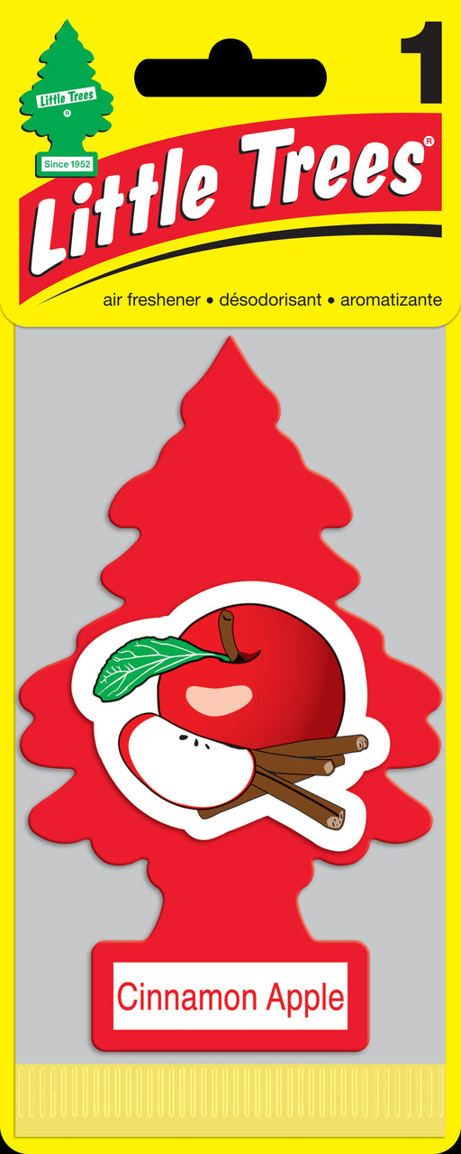 Car-Freshner U1P-10338 LITTLE TREES automotive air freshener | Cinnamon Apple (1 Pack)