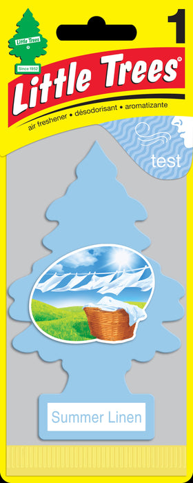 Car-Freshner U1P-10574 LITTLE TREES automotive air freshener | Summer Linen (1 Pack)