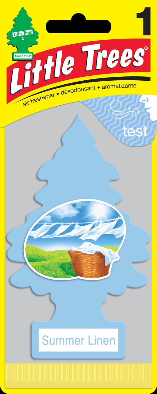 Car-Freshner U1P-10574 LITTLE TREES automotive air freshener | Summer Linen (1 Pack)