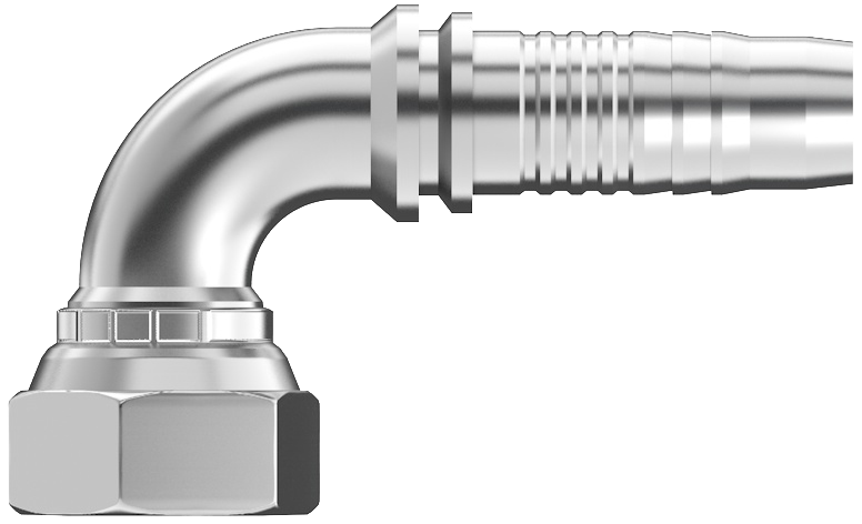 Continental Hydraulic (510) UC-JCFX90S-0708 UC-JCFX90S-0708 JIC 37° Flare Braided Fittings