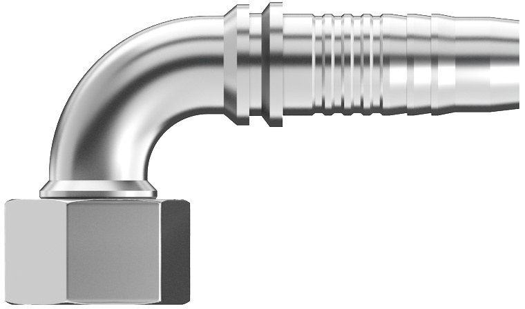 Continental Hydraulic (510) UC-OFFX90-0404 FITTING UNI-CRIMP 2-PC