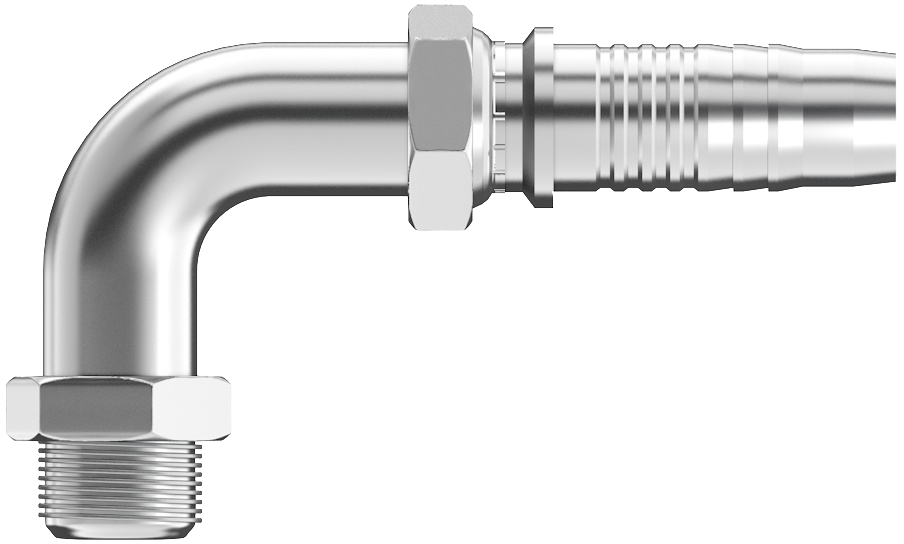 Continental Hydraulic (510) UC-SIMX90-0404 FITTING UNI-CRIMP 2-PC