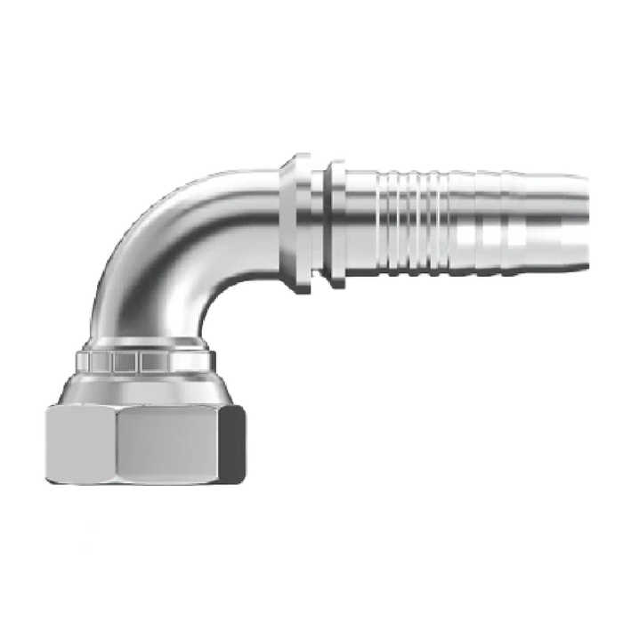 Continental Hydraulic UC-JCFX90-0404 FITTING UNI-CRIMP 2-PC