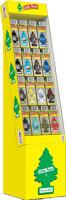 Car-Freshner (286) UFL-32000-AG-B LITTLE TREES FULL POWER PANEL 3-PACKS (16 HOOKS/96 UNITS)