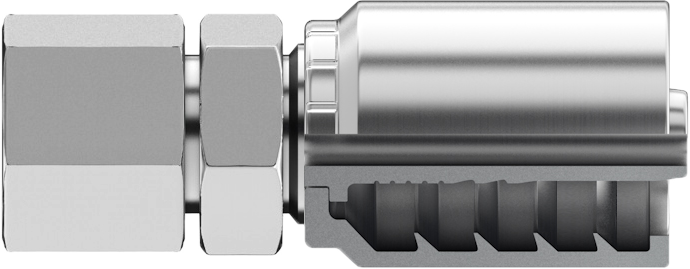 Continental Hydraulic (510) B2-NPFX-0404 FITTING, ULTRA-CRIMP, 1-PC