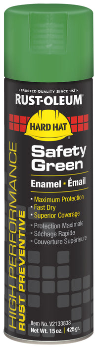 Rust-Oleum V2133838 Rust-Oleum HIGH PERFORMANCE V2100 System Enamel Spray Paint 15 oz- GLOSS SAFETY GREEN