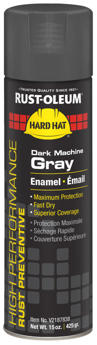Rust-Oleum (210) V2187838 Rust-Oleum HIGH PERFORMANCE V2100 System Enamel Spray Paint 15 oz- GLOSS DARK MACHINE GREY