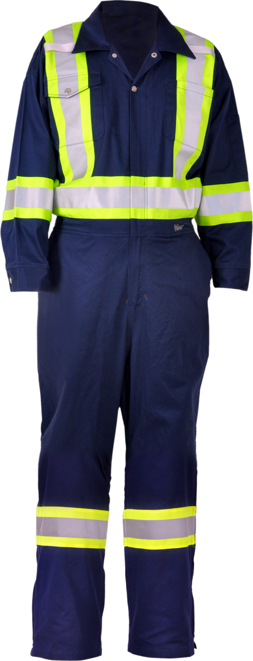 Viking VC20N-3XL Viking 270 GSM (8oz/yd.) Coverall-4 Vibrance Safety Stripes