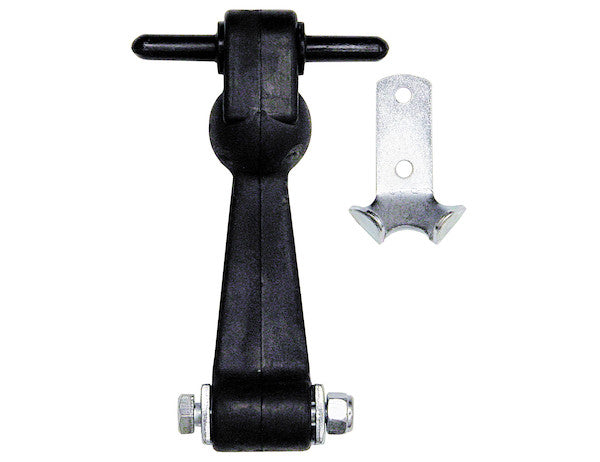 Buyers Products (577) WJ208 7-7/8 Inch Heavy-Duty Rubber Hood Catch - Includes Brackets and Pin-With Bumper