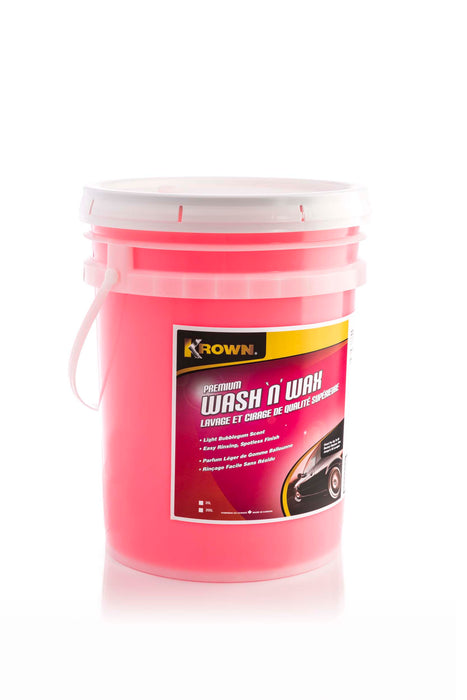 Krown 1257 KROWN WASH N WAX Rich Foaming Vehicle Wash - 5G-20 Litre Pail