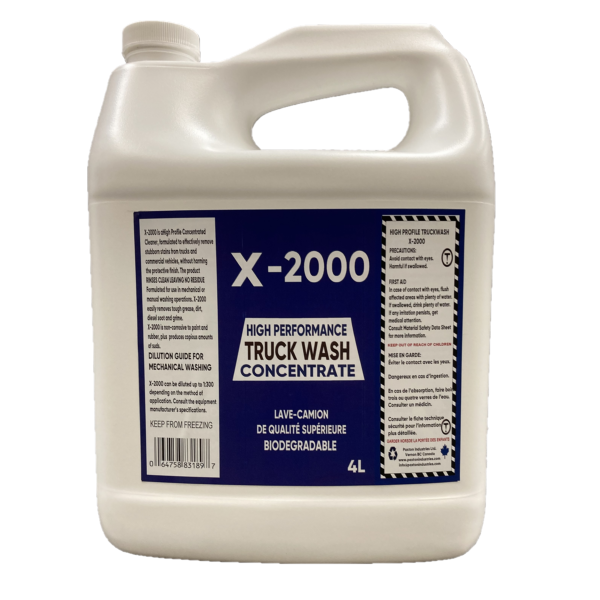 Paxton Industries 988-8282 LUC'S X2000 Truck Wash Concentrate 4L Jug