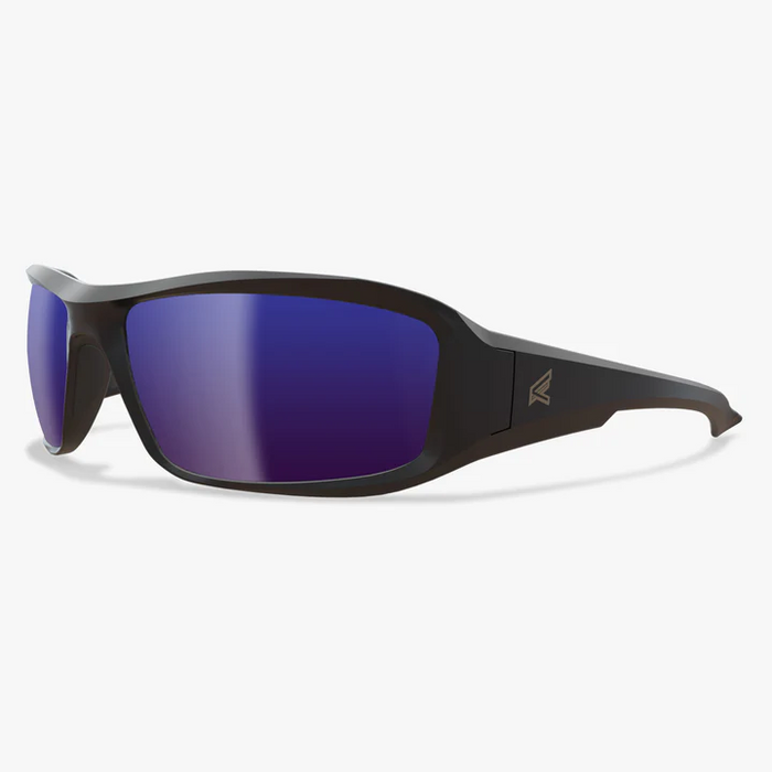 Edge Eyewear (137) XB138 Edge Brazeau Safety Glasses - Blue Mirror Lens