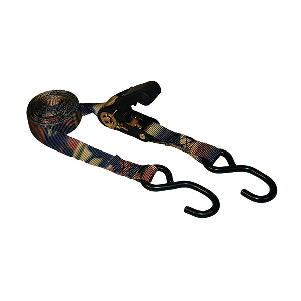 Ancra XR015-C1P 15'x1" General Purpose Ratchet Strap -Camo -1pk