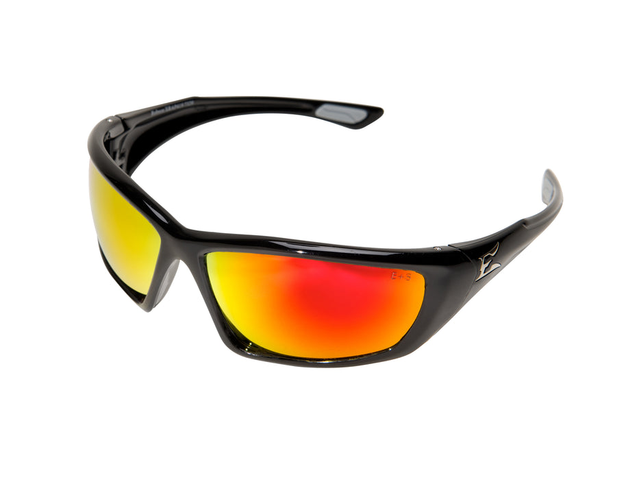 Edge XRAP419 Robson — Black / Aqua Precision Red Mirror Lens