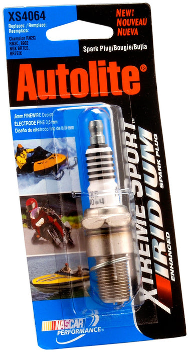 Autolite (320) XS4064DP Autolite XS4064DP Xtreme Sport Iridium Powersports Spark Plug - Display Pack